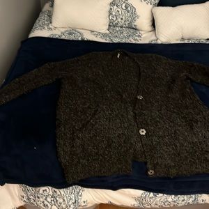 Free people gray cardigan